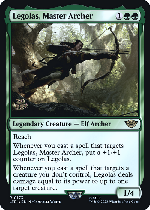 Legolas, Master Archer (PRE-173) - Tales of Middle-earth Promos Foil