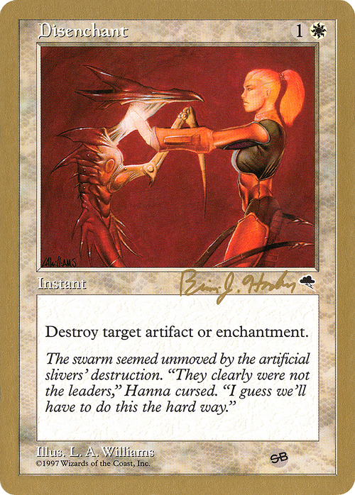 Disenchant - 1998 Brian Hacker (TMP) (SB) (WCD-) - World Championship Decks 1998
