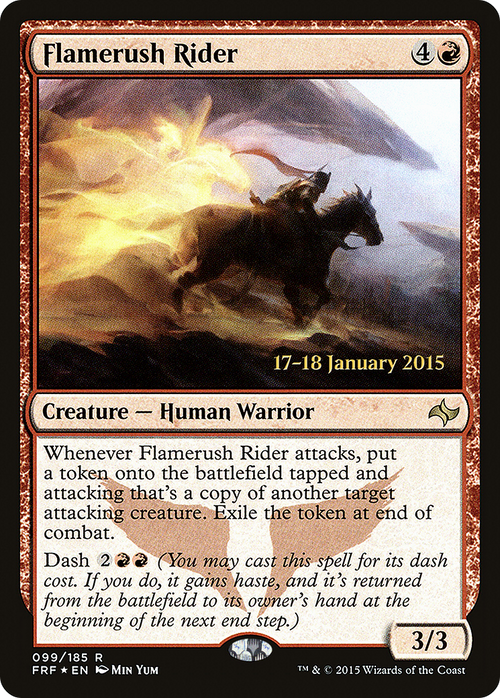 Flamerush Rider (PRE-99S) - Fate Reforged Promos Foil