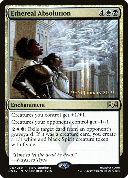 Ethereal Absolution (PRE-170S) - Ravnica Allegiance Promos Foil