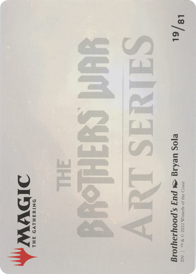 Brotherhood's End // Brotherhood's End (ABRO-019) - The Brothers' War Art Series (Borderless)