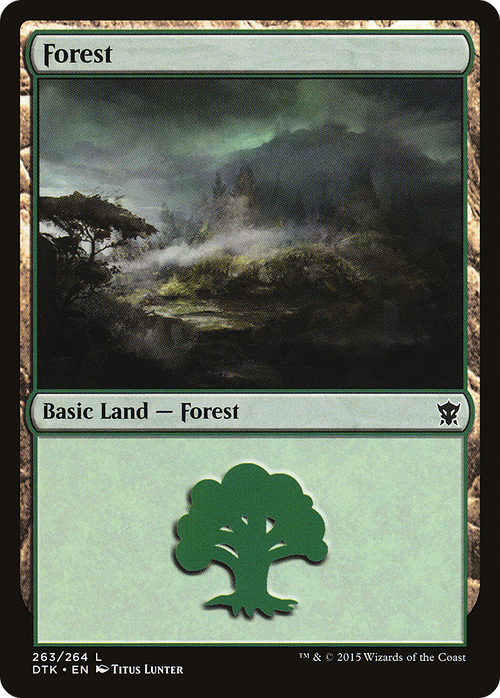 Forest (263) (DTK-263) - Dragons of Tarkir