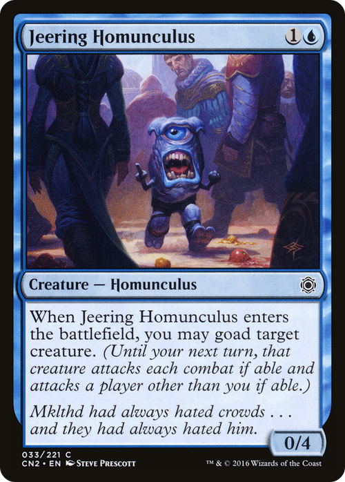 Jeering Homunculus (CN2-033) - Conspiracy: Take the Crown Foil