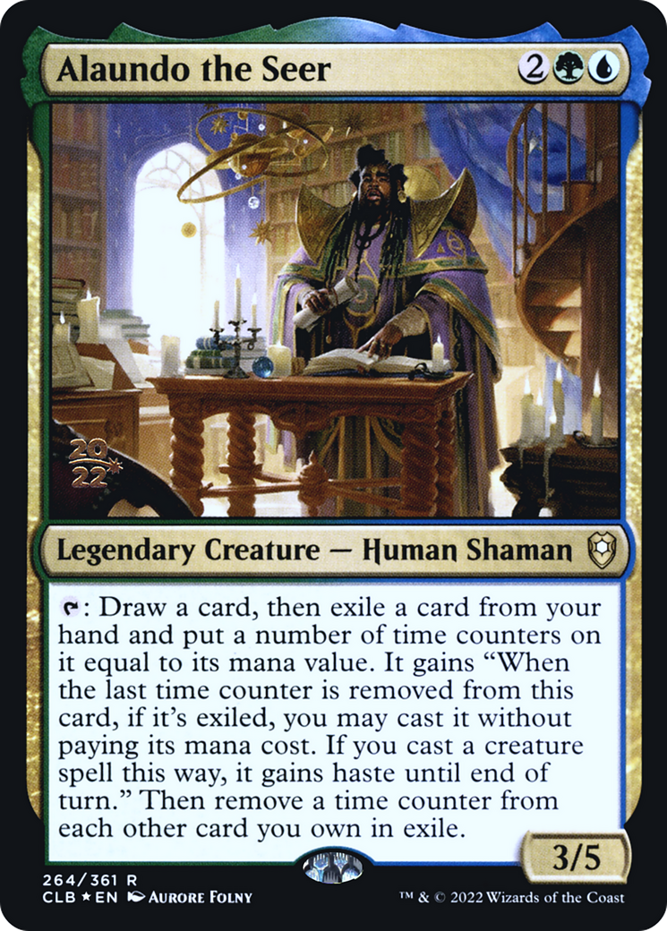 Alaundo the Seer (PRE-264) - Battle for Baldur's Gate Promos Foil