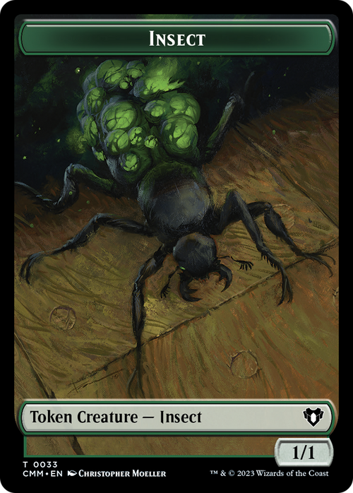 Insect (TCMM-033) - Commander Masters Tokens