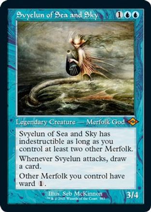 Svyelun of Sea and Sky (Retro Frame) (Foil Etched) (MH2-393) - Modern Horizons 2 Foil