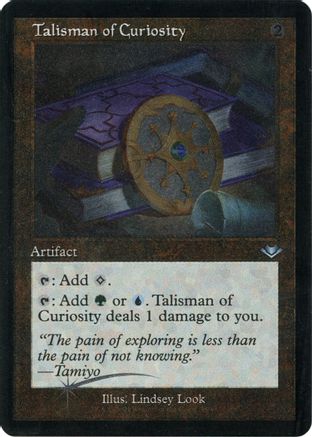 Talisman of Curiosity (Retro Frame) (Foil Etched) (MH1-035) - Modern Horizons Foil