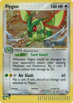 Flygon - 15/97 (Pokemon League) [Winner]/97  - Holofoil League & Championship Cards - Promo