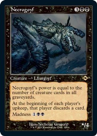 Necrogoyf (Retro Frame) (Foil Etched) (MH2-398) - Modern Horizons 2 Foil