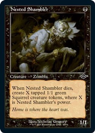 Nested Shambler (Retro Frame) (Foil Etched) (MH2-399) - Modern Horizons 2 Foil