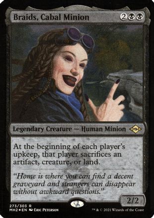 Braids, Cabal Minion (Foil Etched) (MH2-273) - Modern Horizons 2 Foil