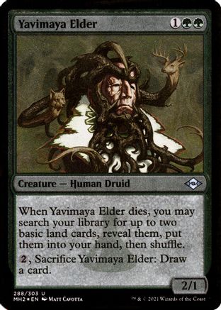 Yavimaya Elder (Foil Etched) (MH2-288) - Modern Horizons 2 Foil