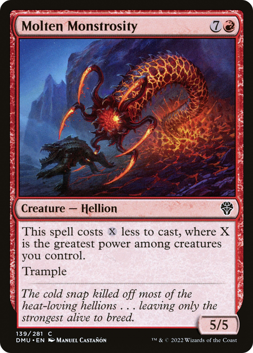 Molten Monstrosity (DMU-139) - Dominaria United Foil