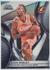Evan Mobley [Wave Refractor] #26 2025 Topps Chrome Black /299