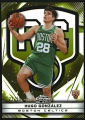 Hugo Gonzalez RC [Gold Design Variation] #41 2025 Topps Chrome Black /50