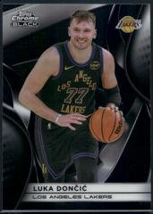 Luka Doncic #81 2025 Topps Chrome Black