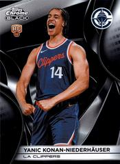 Yanic Konan Niederhauser RC #130 2025 Topps Chrome Black