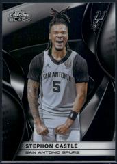 Stephon Castle #67 2025 Topps Chrome Black