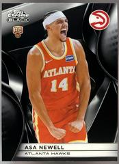 Asa Newell RC #123 2025 Topps Chrome Black