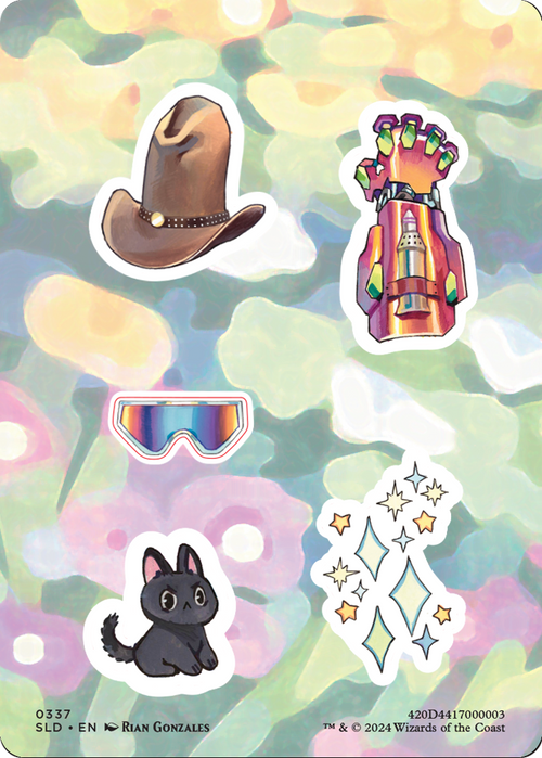 Sticker sheet (SLD-337) - Secret Lair Drop Foil