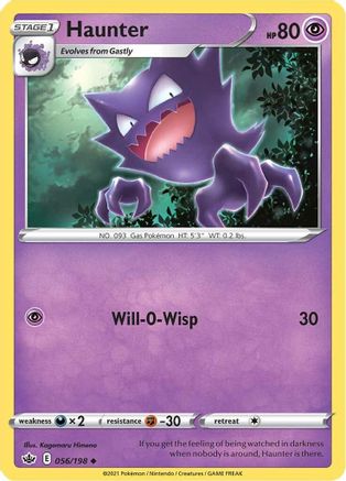 Haunter 056  SWSH06 Chilling Reign - Uncommon