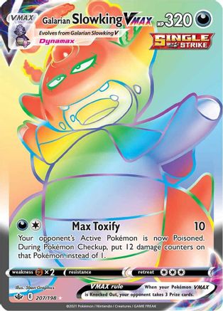 Galarian Slowking VMAX (Secret)  - Holofoil SWSH06 Chilling Reign - Secret Rare