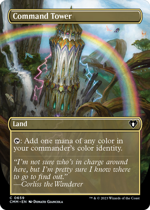 Command Tower (Borderless) (CMM-659) - Commander Masters