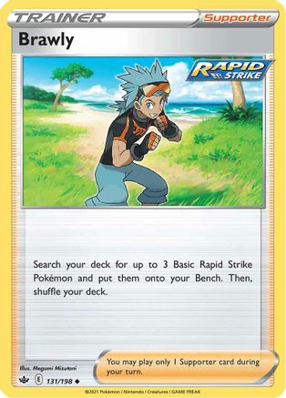 Brawly 131  - Reverse Holofoil SWSH06 Chilling Reign - Uncommon