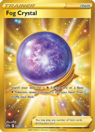 Fog Crystal (Secret) 227  - Holofoil SWSH06 Chilling Reign - Secret Rare