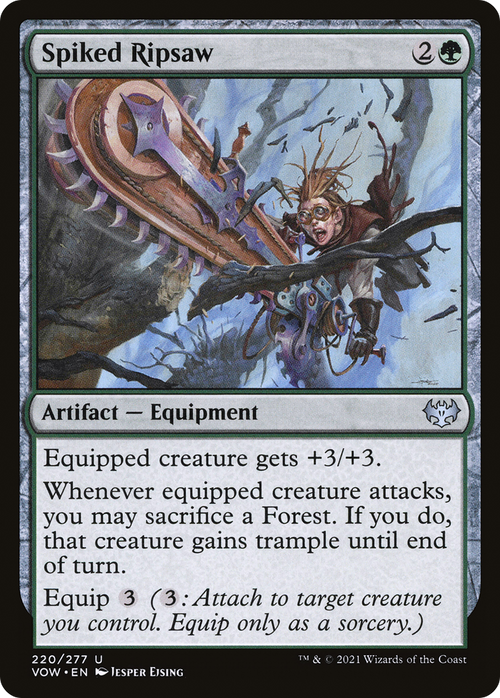 Spiked Ripsaw (VOW-220) - Innistrad: Crimson Vow