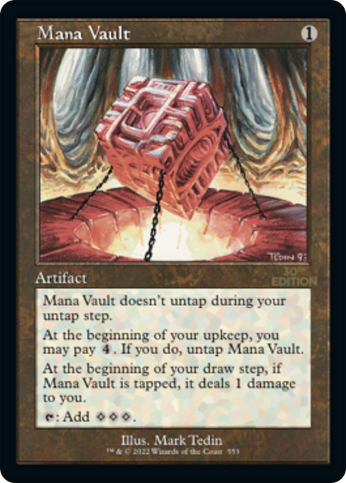 Mana Vault (Retro Frame) (30A-553) - 30th Anniversary Edition