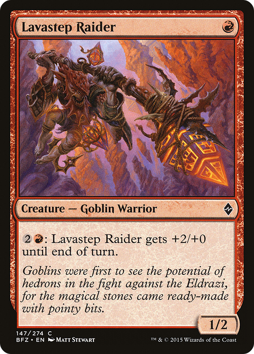 Lavastep Raider (BFZ-147) - Battle for Zendikar