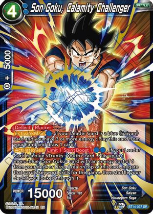 Son Goku, Calamity Challenger (BT14-037) - Cross Spirits