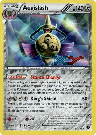 Aegislash - 86/146 (Prerelease)/146  - Holofoil XY Promos - Promo
