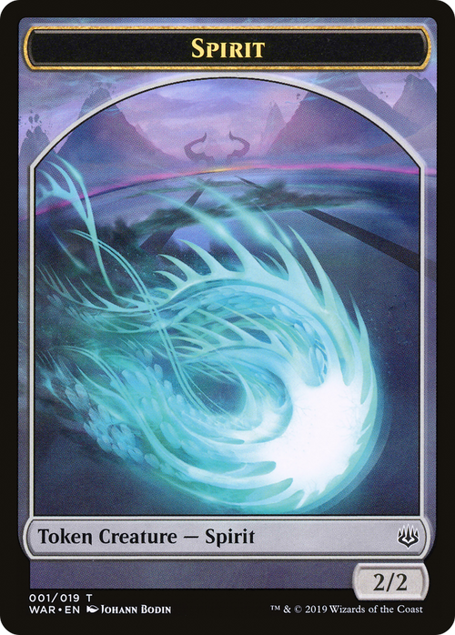 Spirit Token (WAR-001) - War of the Spark Tokens