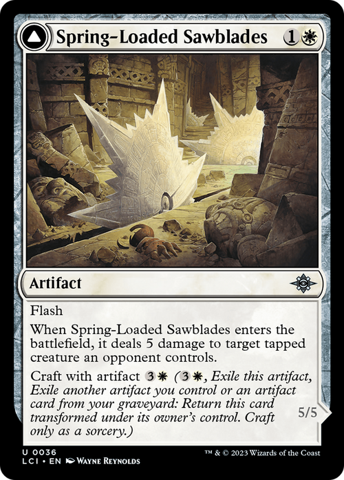 Spring-Loaded Sawblades (LCI-036) - The Lost Caverns of Ixalan