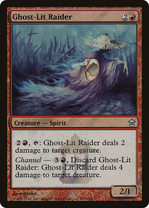 Ghost-Lit Raider (LARP-99★) - Saviors of Kamigawa Promos Foil