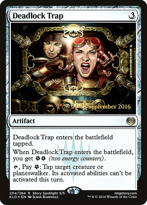Deadlock Trap (PRE-204S) - Kaladesh Promos Foil