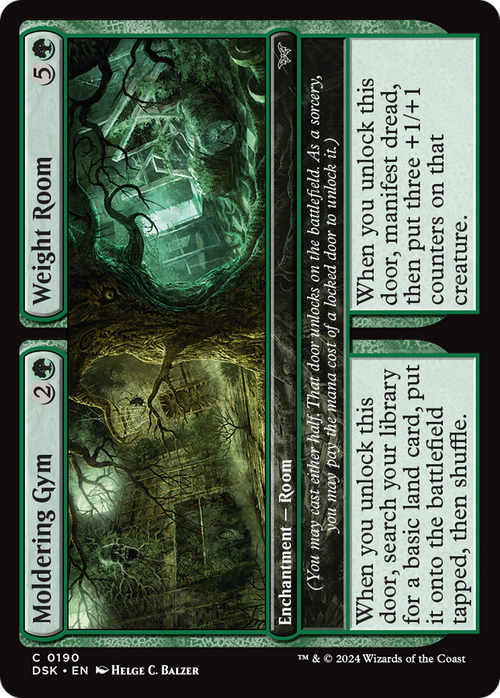 Moldering Gym // Weight Room (DSK-190) - Duskmourn: House of Horror Foil