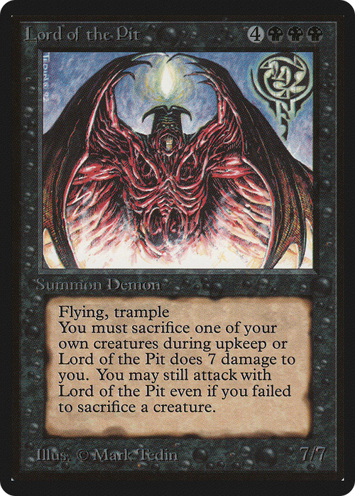 Lord of the Pit (LEB-) - Limited Edition Beta
