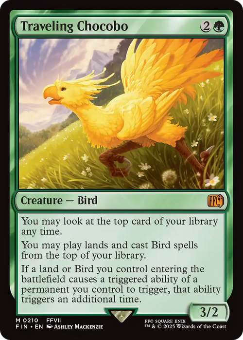 Traveling Chocobo (FIN-210) - FINAL FANTASY Foil