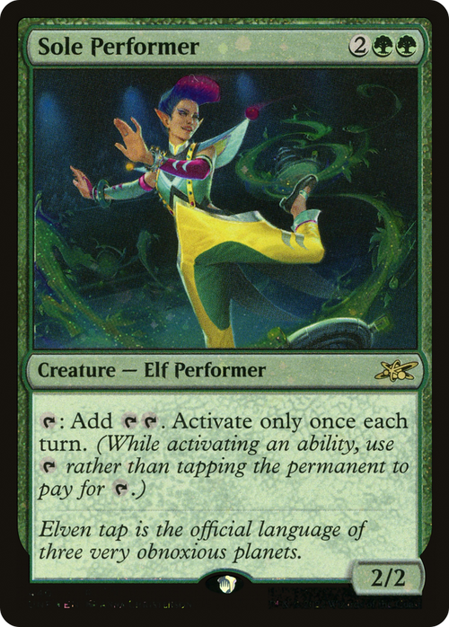 Sole Performer (Galaxy Foil) (UNF-440) - Unfinity Foil