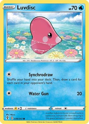 Luvdisc 039  SWSH07 Evolving Skies - Common