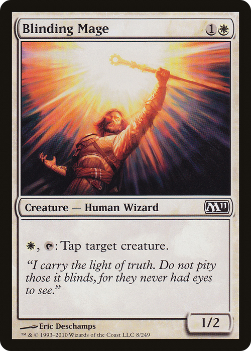 Blinding Mage (M11-008) - Magic 2011 Foil