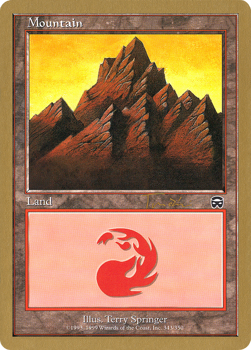 Mountain (343) - 2001 Jan Tomcani (INV) (WCD-) - World Championship Decks 2001