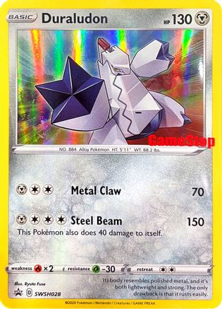 Duraludon (Gamestop Exclusive) SWSH028  - Holofoil Miscellaneous Cards & Products - Promo