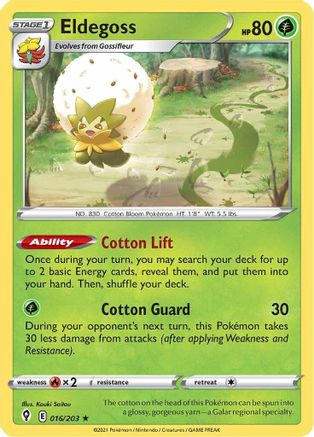 Eldegoss - 016/203/203  Deck Exclusives - Promo