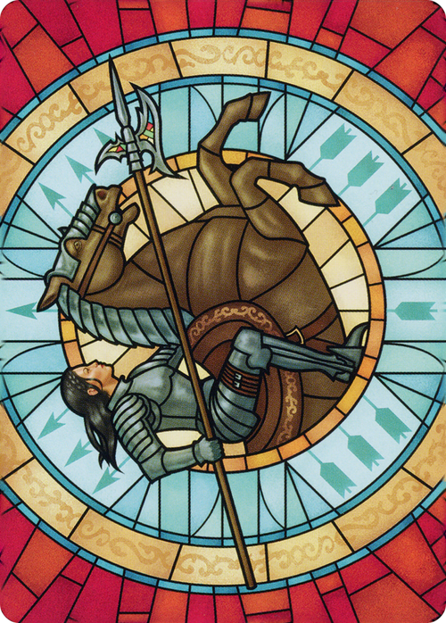 Tori D'Avenant, Fury Rider // Tori D'Avenant, Fury Rider (ADMU-078) - Dominaria United Art Series (Borderless)