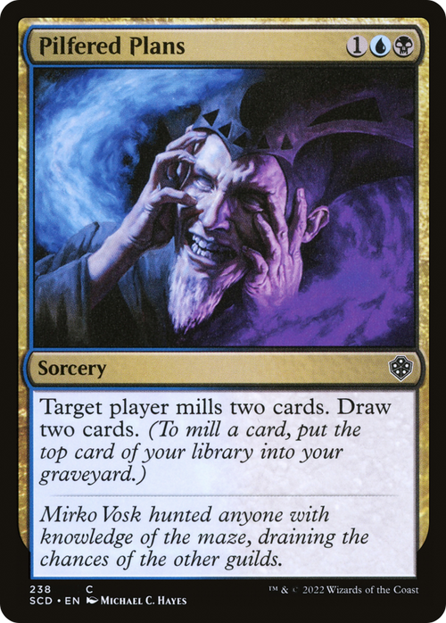 Pilfered Plans (SCD-238) - Starter Commander Decks