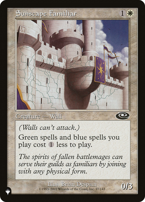 Sunscape Familiar (LIST-17/143) - The List